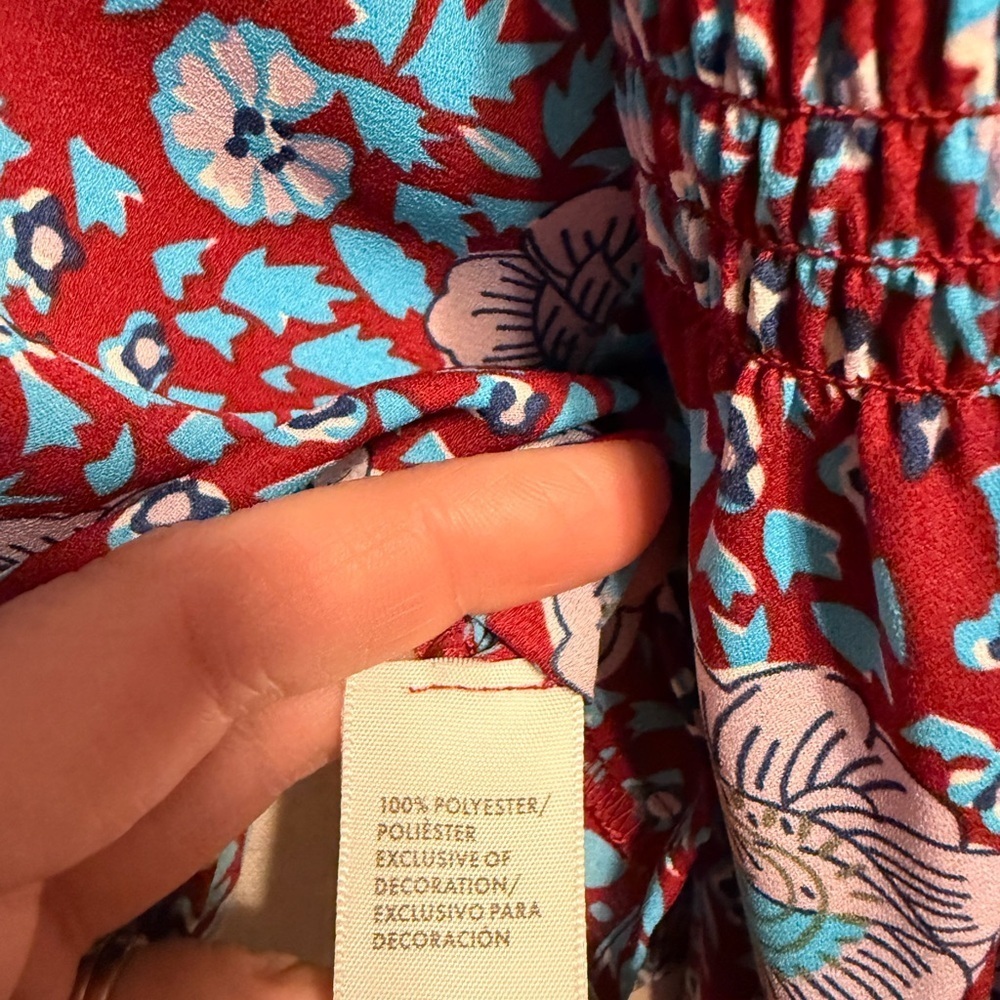 Rebecca Minkoff Penelope Dark Red Top - Picture 7 of 7